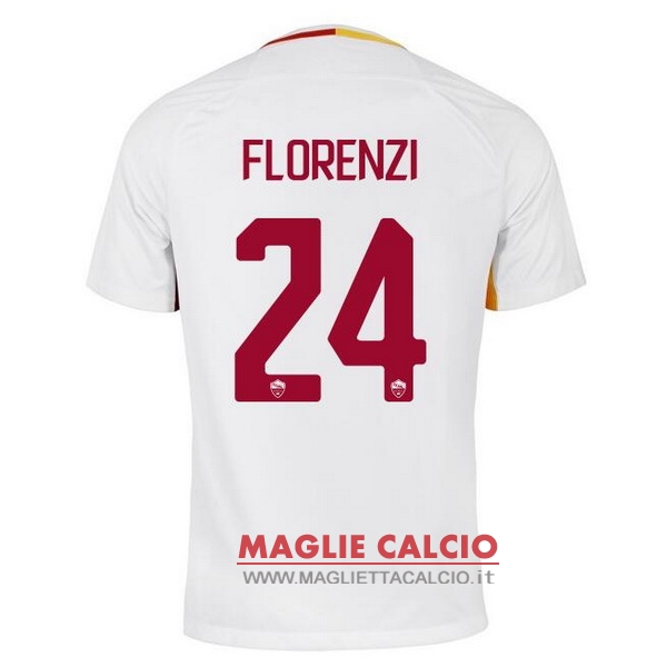 nuova maglietta roma 2017-2018 florenzi 24 seconda